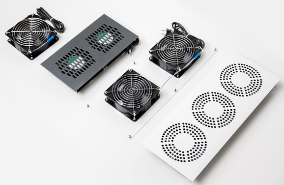 VA-6603 VENTILATING FAN 3 X Ø 4" WITH PLATE (HEAVY DUTY)