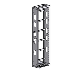 ETSI-1922 19" TELECOM OPEN RACK 45U (2200Hx552Wx300D mm.)